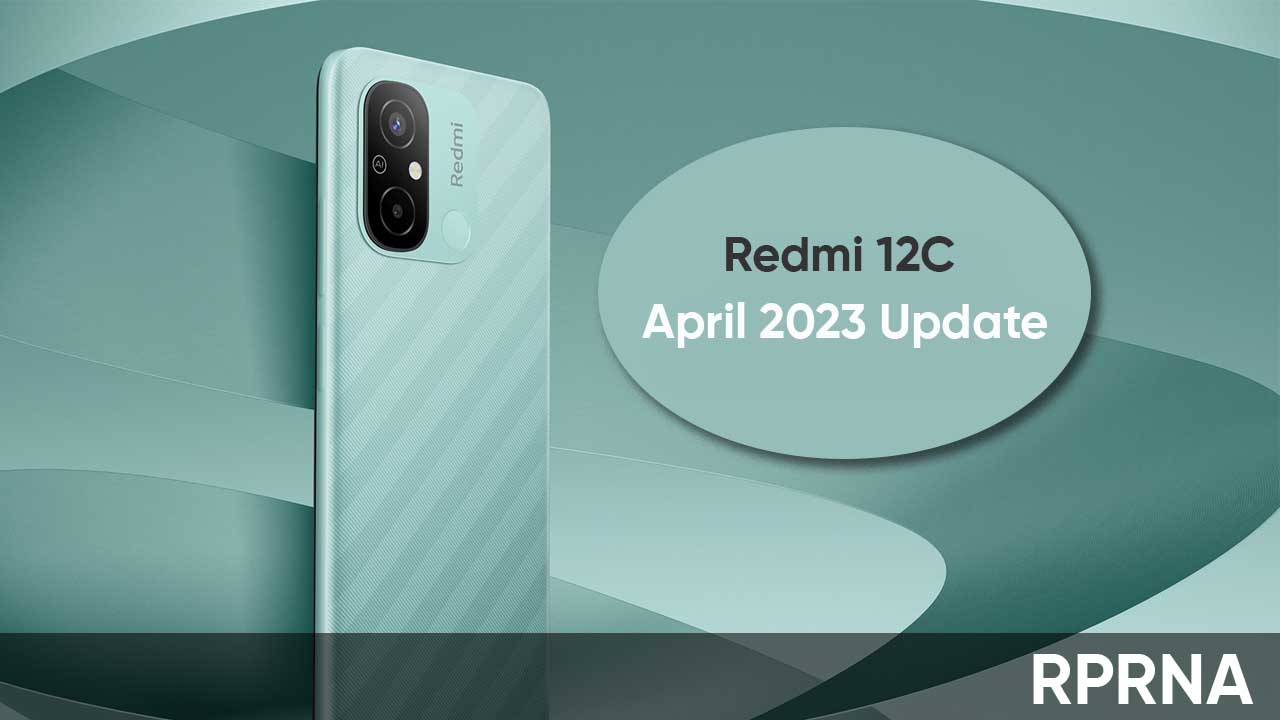 Redmi 12C April 2023 firmware