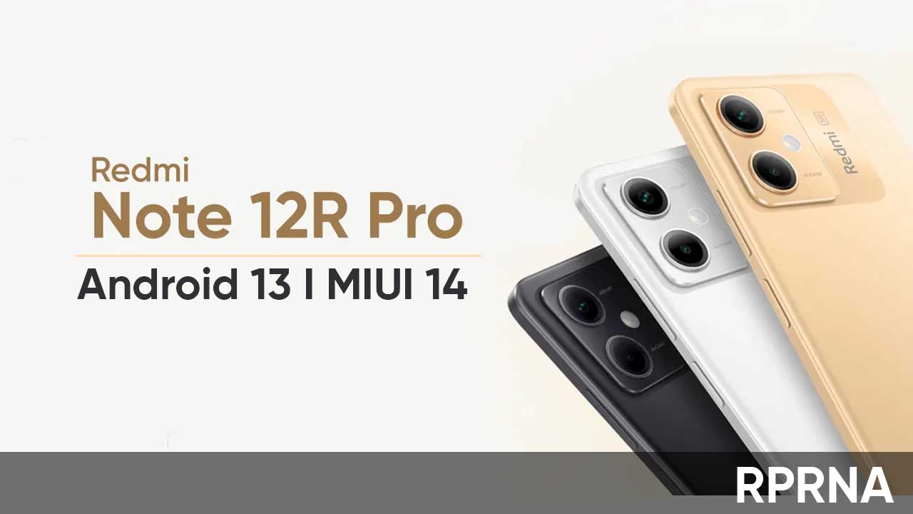 Redmi Note 12R Pro Android 13 MIUI 14
