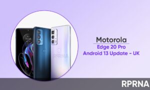 Motorola Edge 20 Pro Android 13 UK