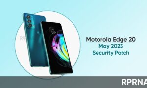 Motorola Edge 20 May 2023 patch