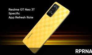 Realme GT Neo 3T app refresh rate