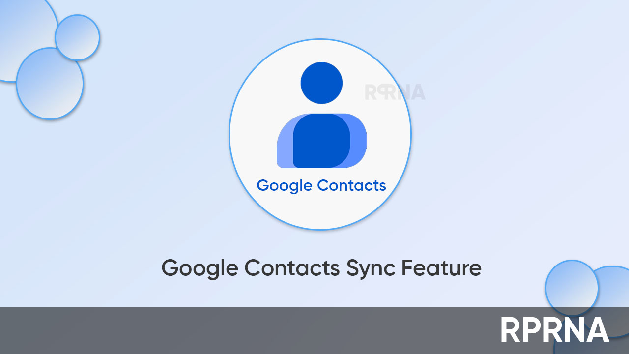 Google Contacts sync feature