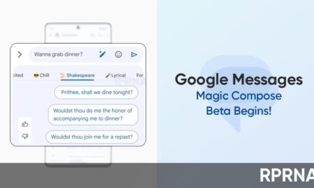 Google Messages Magic Compose beta