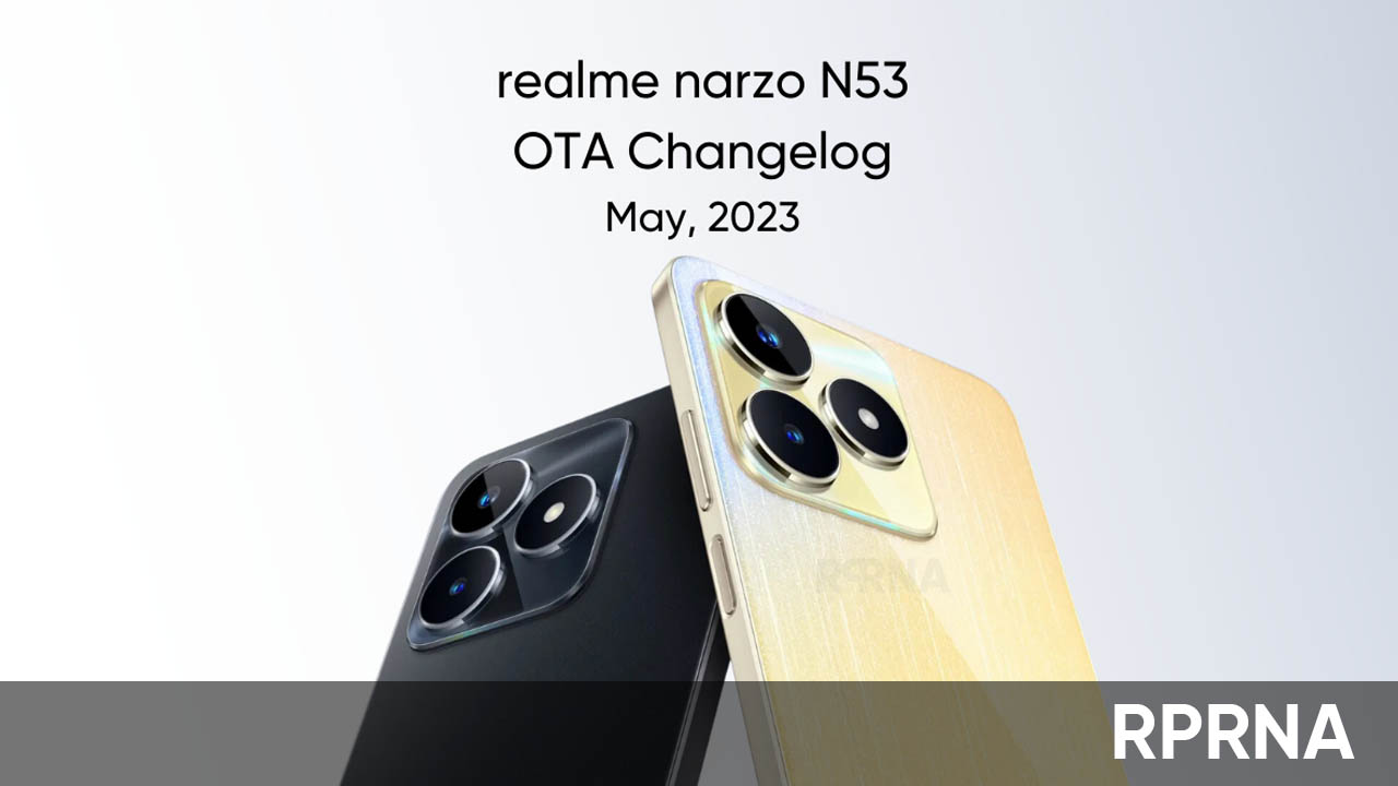 Realme Narzo N53 first update
