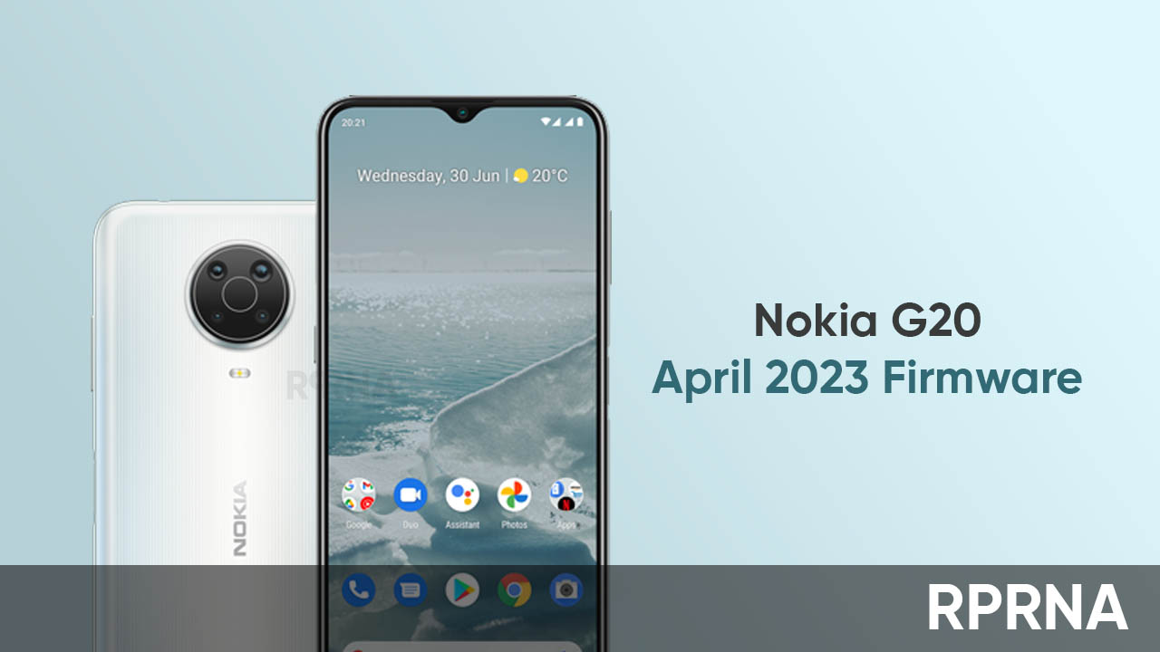 Nokia G20 April 2023 firmware