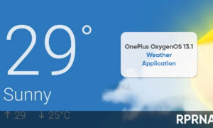 OnePlus OxygenOS 13.1 Weather app