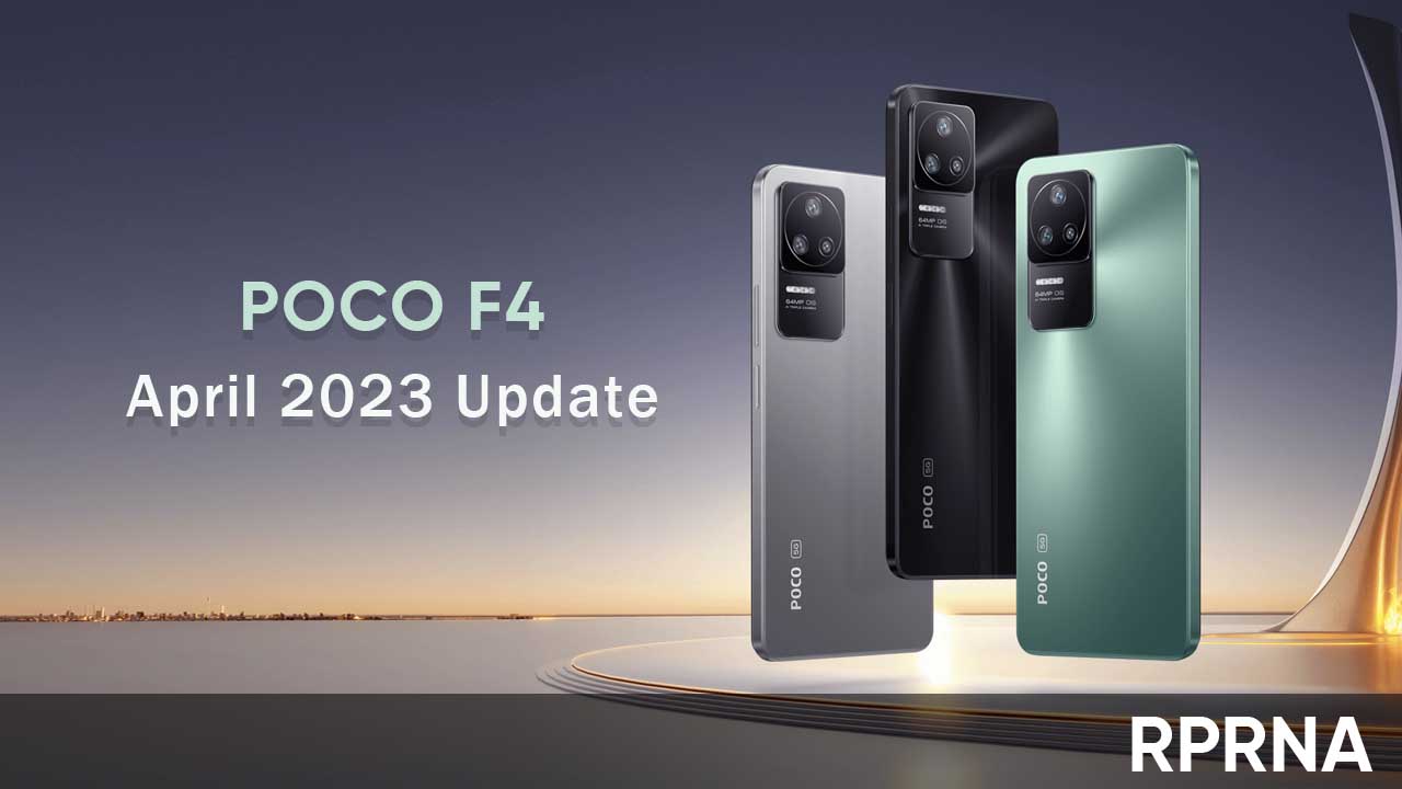 POCO F4 April 2023 update