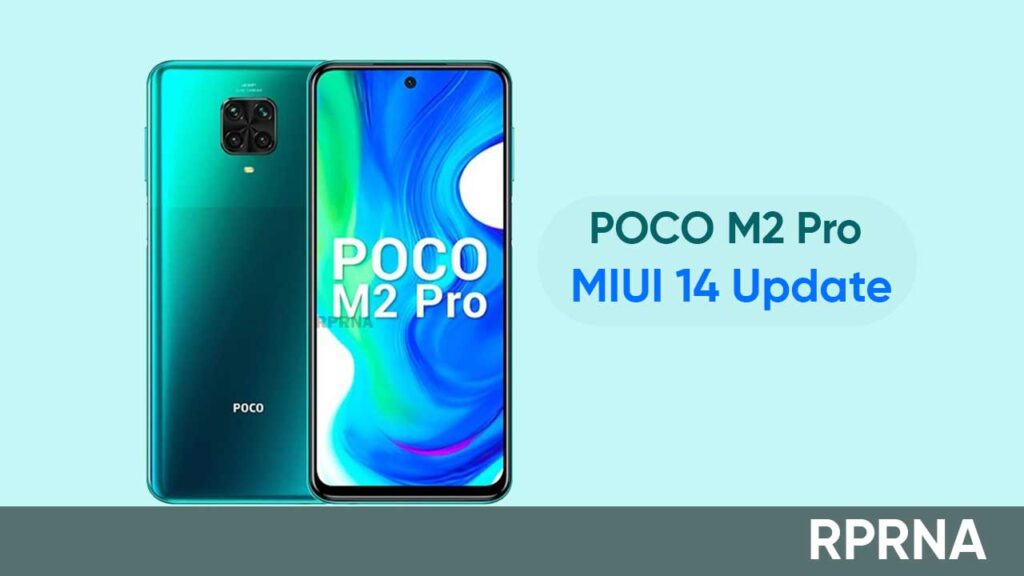 Poco M2 Pro Receiving Miui 14 Update In India Rprna 5156