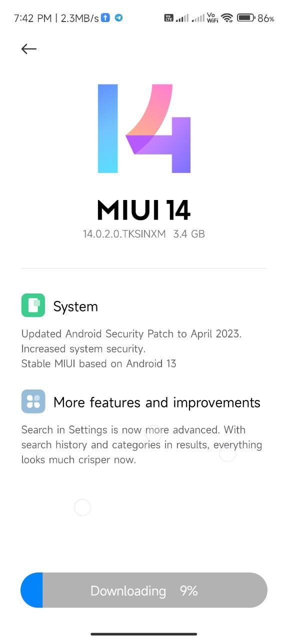 POCO M3 MIUI 14