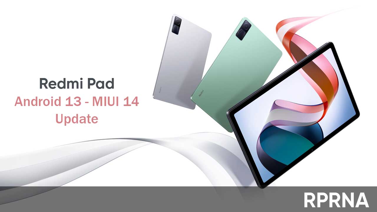 Redmi Pad Android 13 MIUI 14