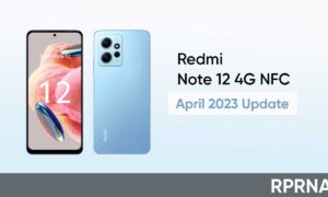 Redmi Note 12 April 2023 update Europe