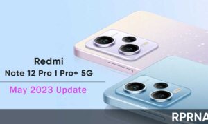 Redmi Note 12 Pro May 2023 update