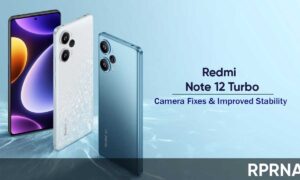 Redmi Note 12 Turbo camera fixes