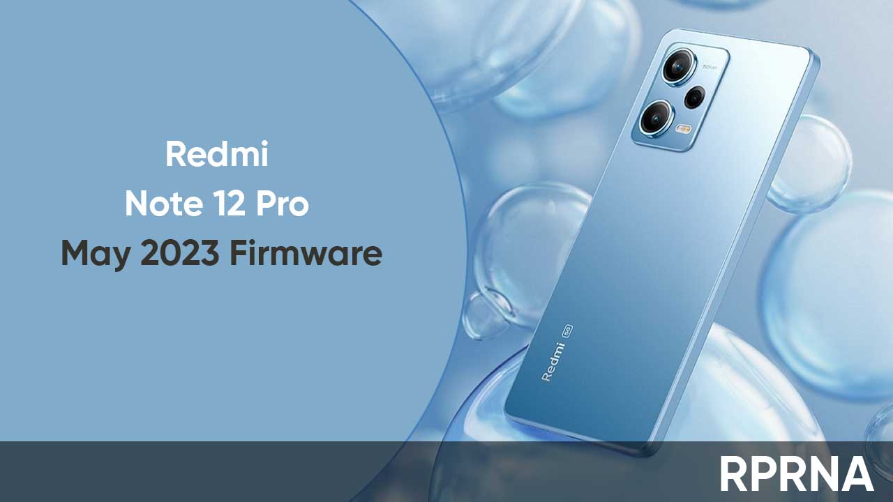 Redmi Note 12 Pro May 2023 update china