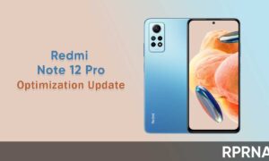 Redmi Note 12 Pro optimization update