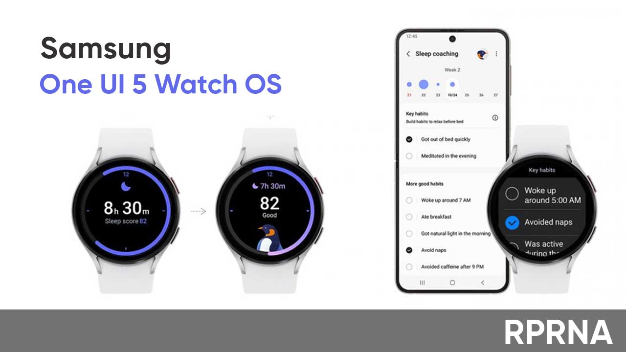 Samsung One UI 5 Watch features