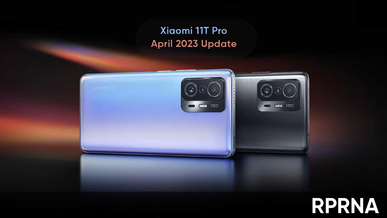 Xiaomi 11T Pro April 2023 update