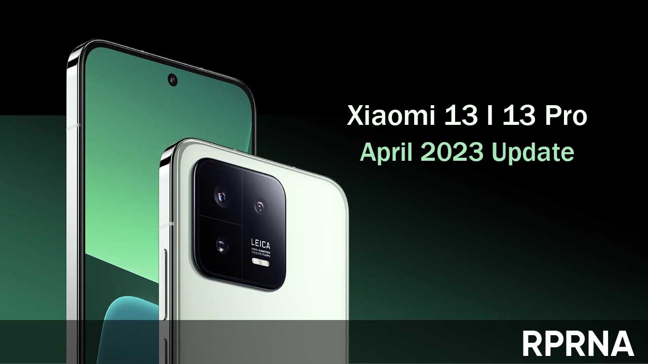 Xiaomi 13 April 2023 update