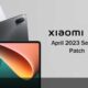 Xiaomi Pad 5 April 2023 patch europe