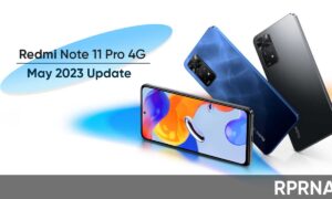 Redmi Note 11 Pro May 2023 update