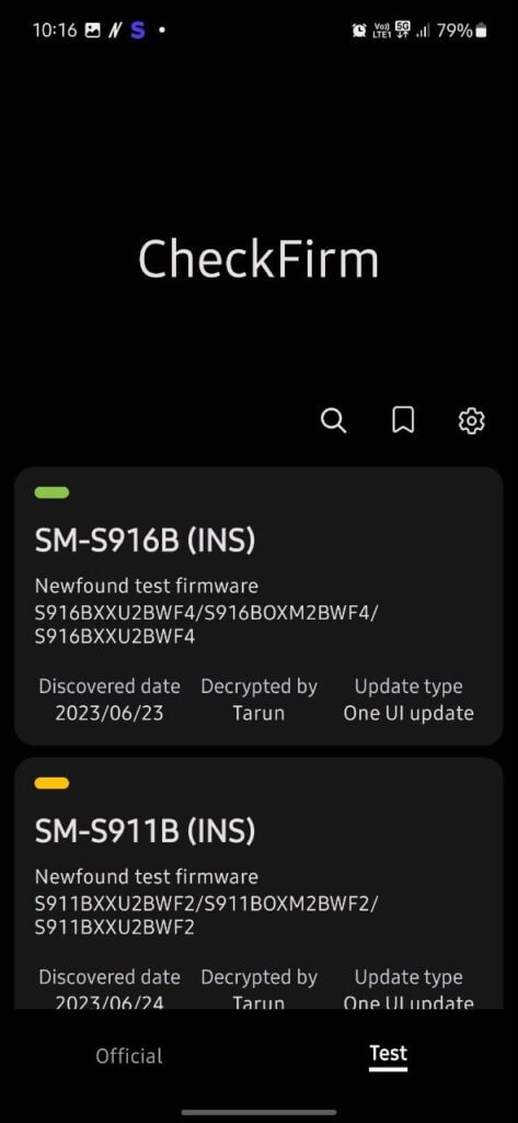 Samsung Galaxy S23 One UI 6.0 testing
