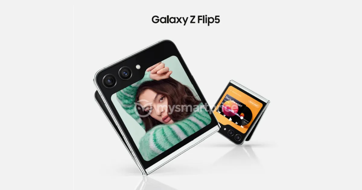 Samsung Galaxy Z Fold Flip 5 render