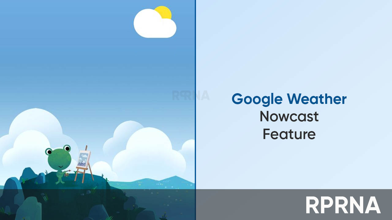 Google Weather Nowcast predictions