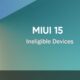 Xiaomi MIUI 15 available devices