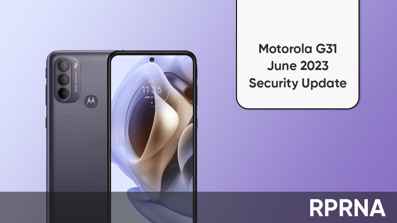 Motorola G31 June 2023 improvements