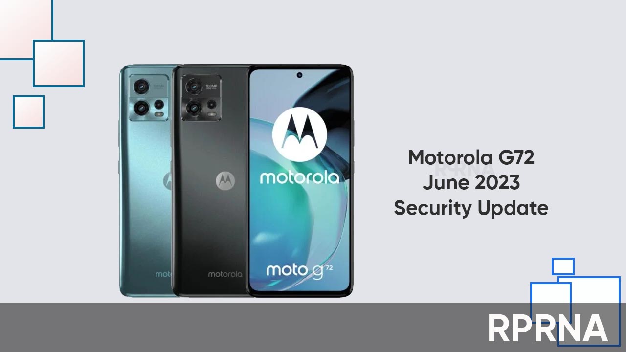 Motorola G72 June 2023 patch