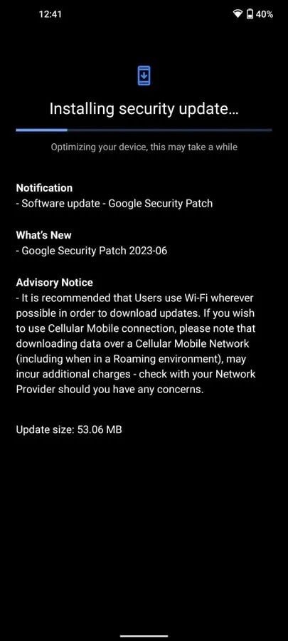 Nokia XR21 June 2023 patch