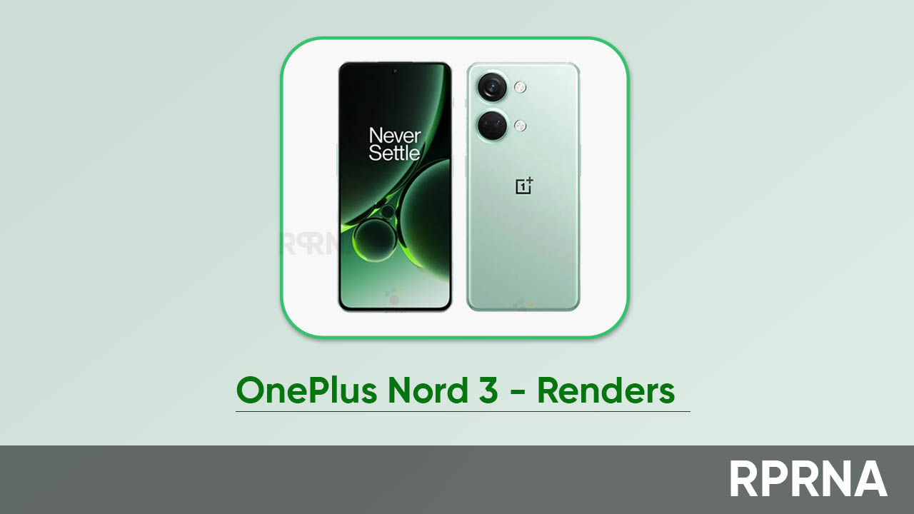 OnePlus Nord 3 design renders