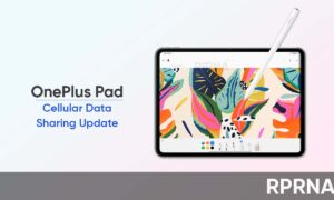 OnePlus Pad Cellular Data Sharing update