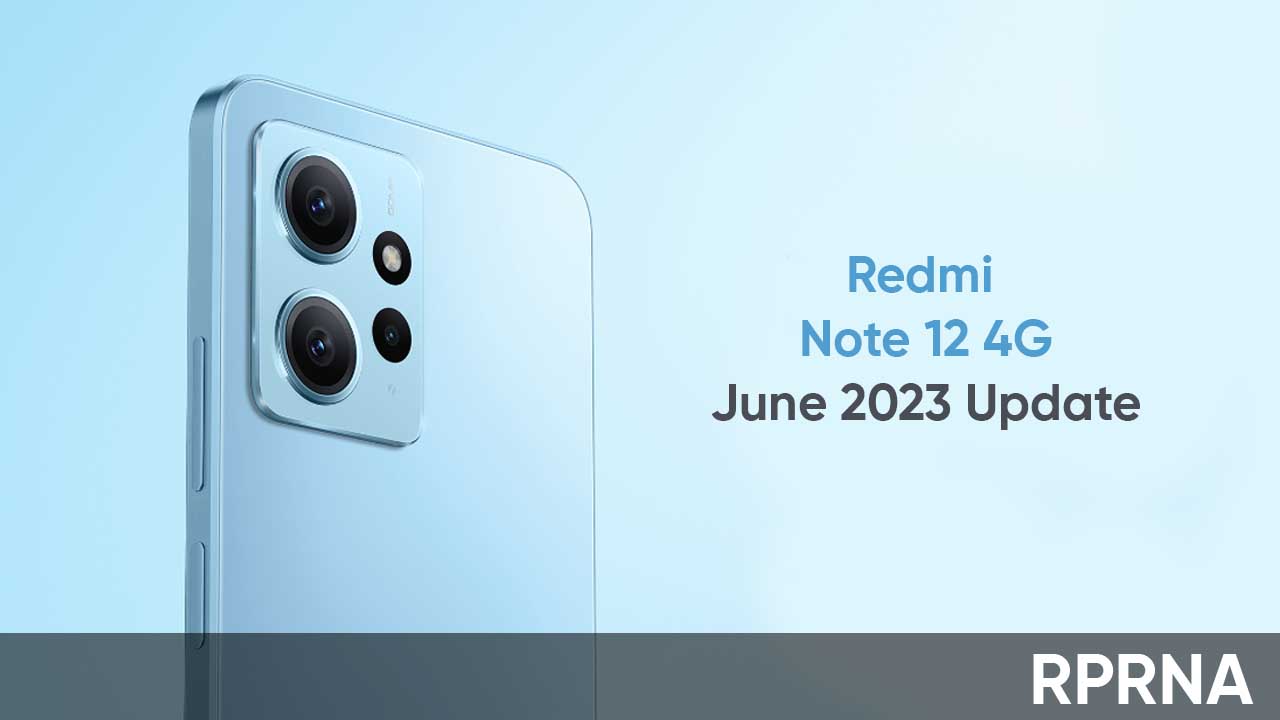 Redmi Note 12 June 2023 update