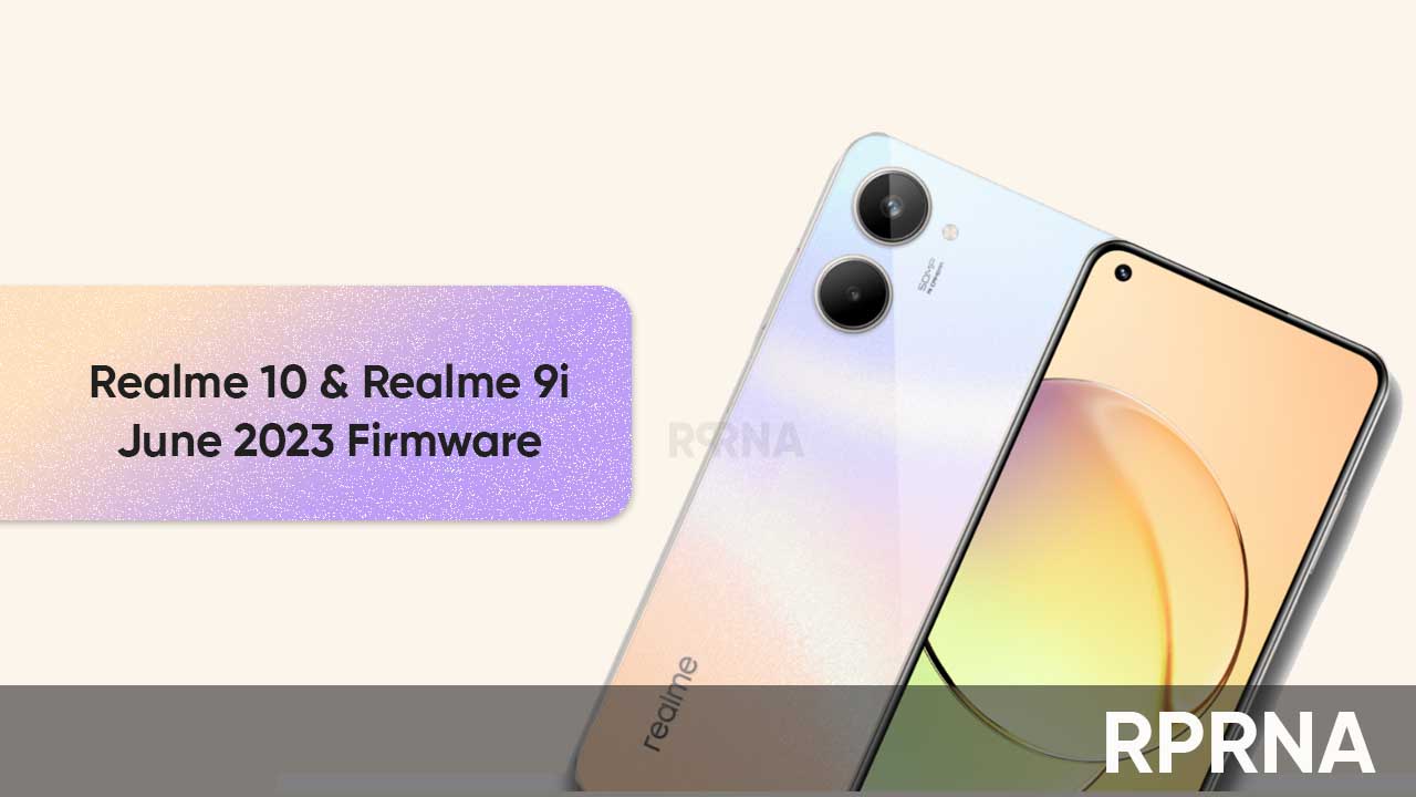 Realme 10 9i June 2023 firmware