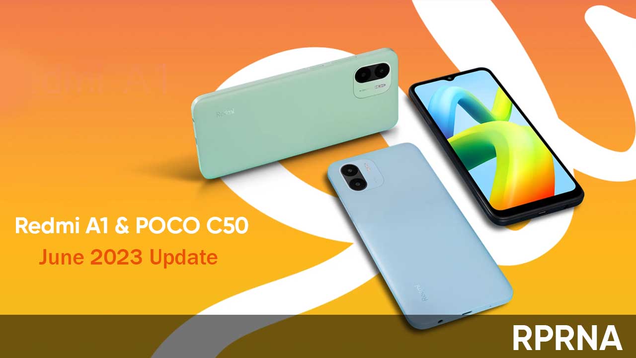 Redmi A1 POCO C50 June 2023 update