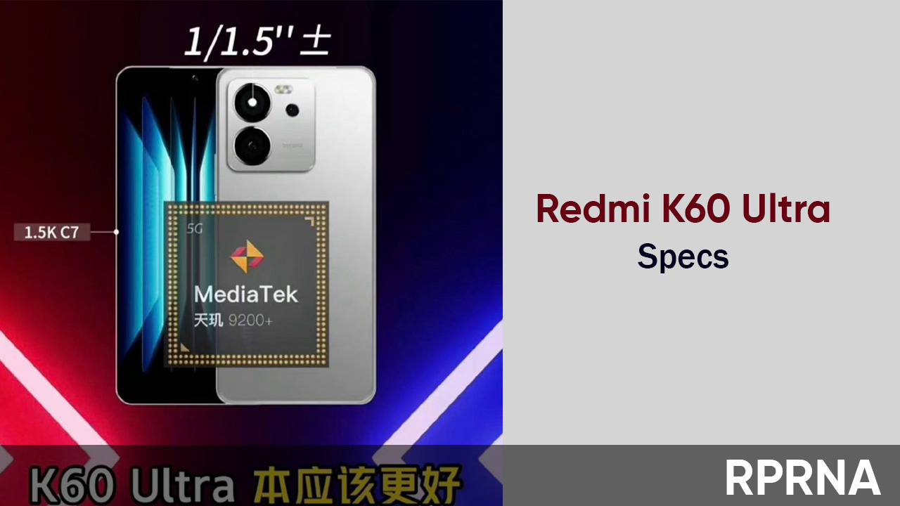 Redmi K60 Ultra specs