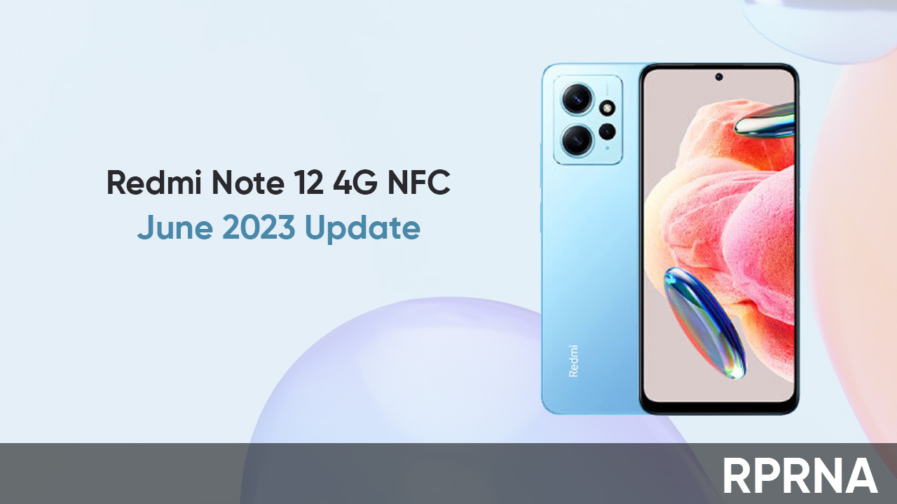 Redmi Note 12 June 2023 update Europe