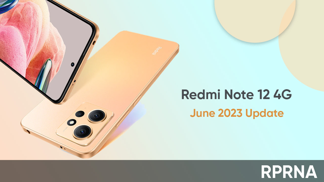 Redmi Note 12 June 2023 update