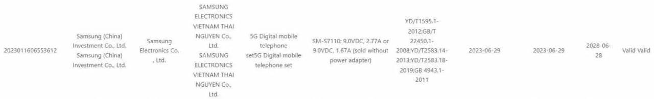 Samsung Galaxy S23 FE charging