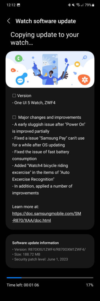 Samsung One UI Watch beta 2 improvements