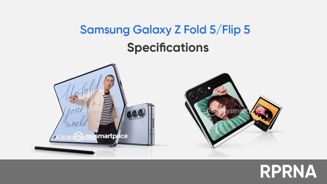 Samsung Galaxy Z Fold Flip 5 specs