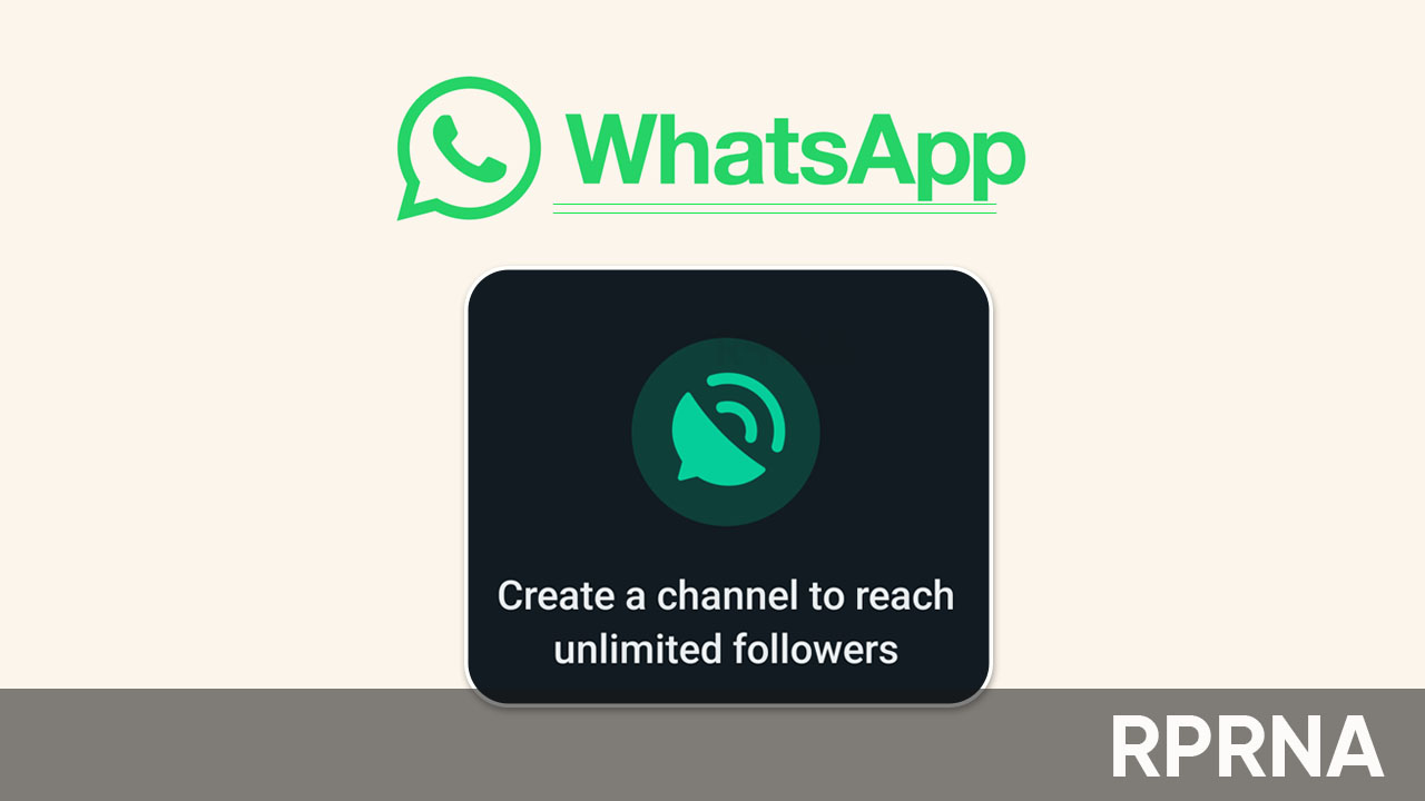 WhatsApp create channels