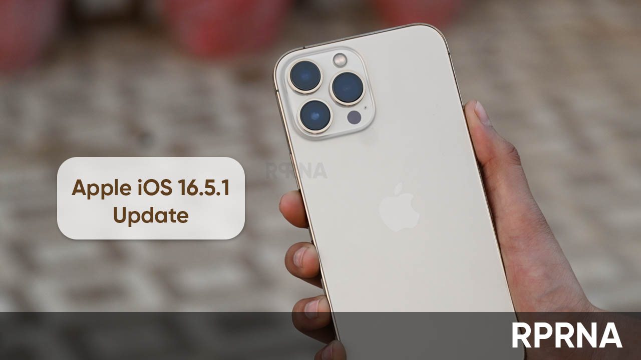 Apple iOS 16.5.1 update