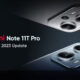 Redmi Note 11T Pro June 2023 update