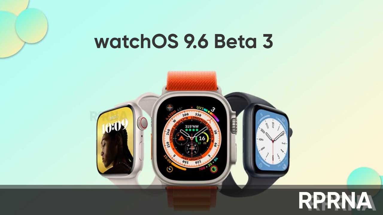 Apple watchOS 9.6 public beta 3