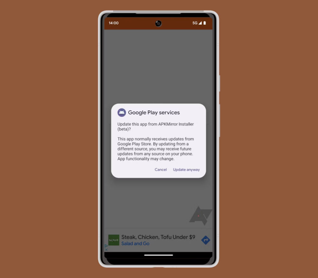 Android 14 Will Alert You When Sideloading Some Google Apps - RPRNA