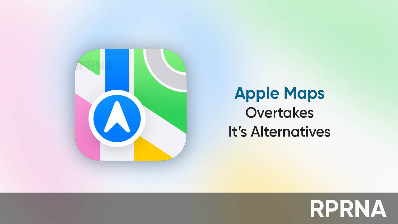 Apple Maps features Google