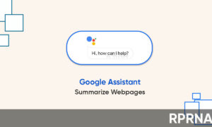 Google Assistant summarize webpages