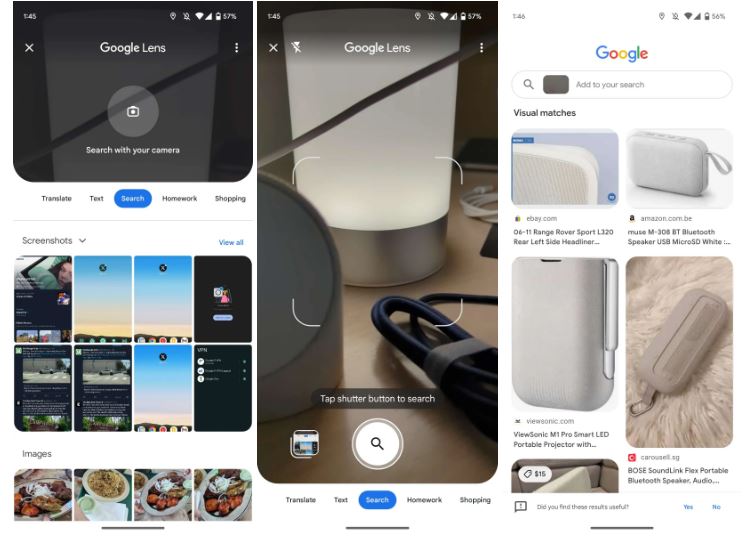 Google Lens light theme update